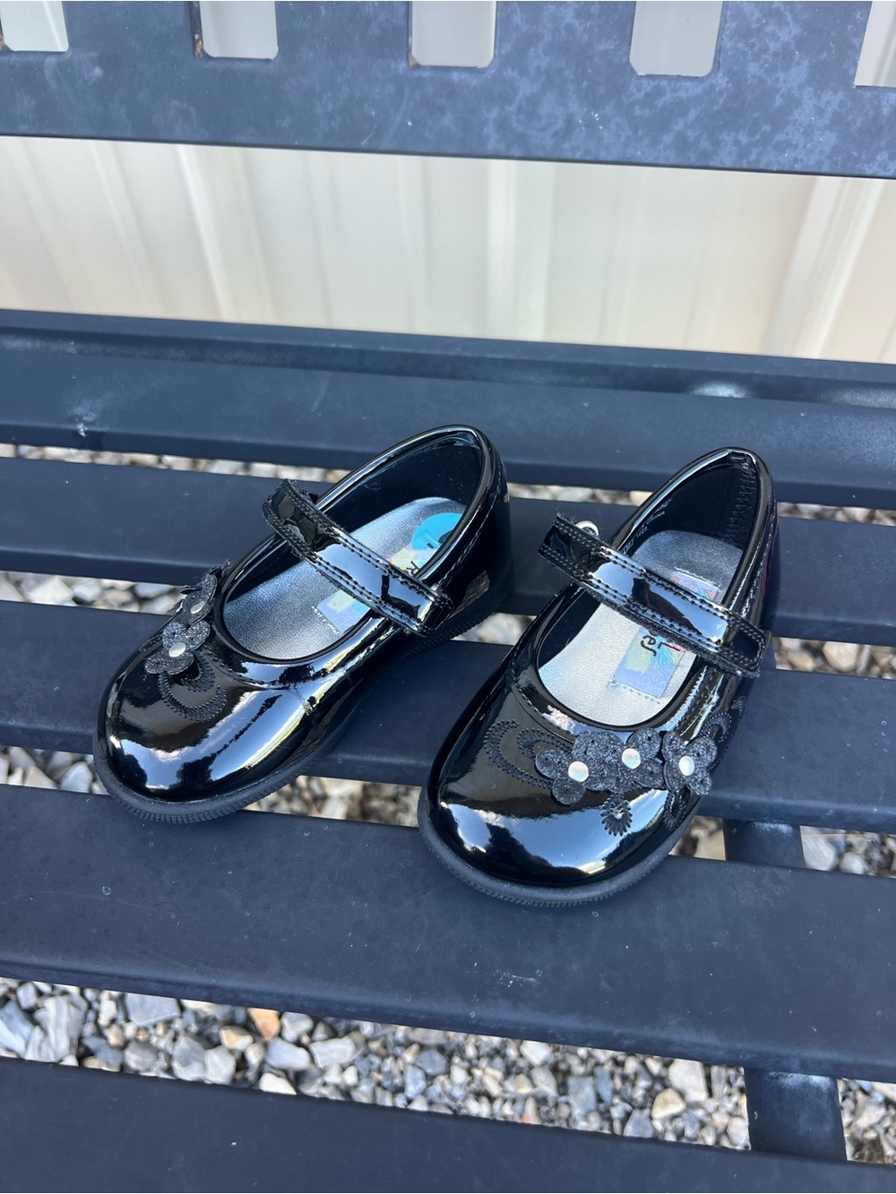Rachel Shoes Toddler Black Dress Shoes Size 6